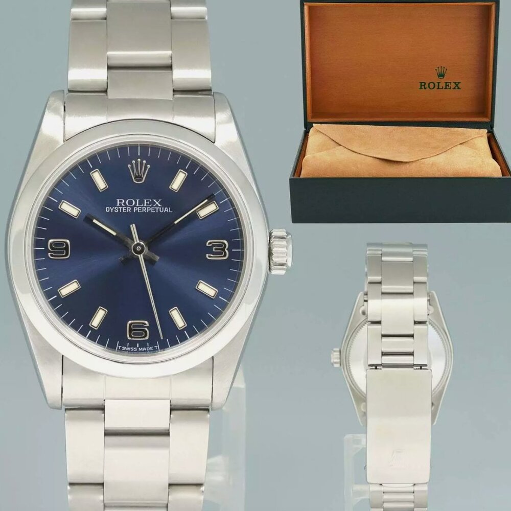 MINT Rolex Men's 31mm Watch With Box
